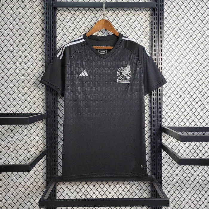 Camisa México Treino Preta 22/23 - Versão Torcedor