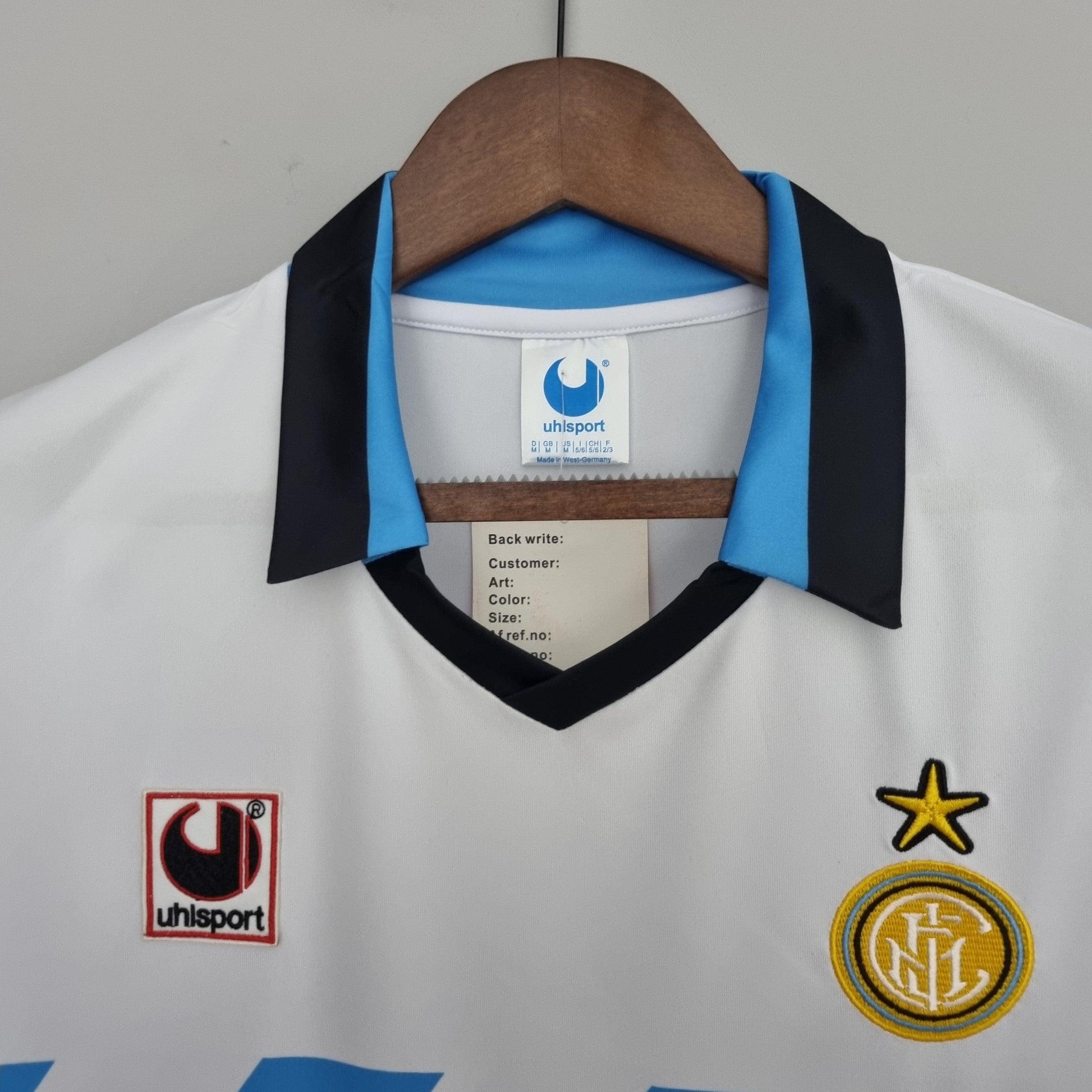 Camisa Inter de Milão Reserva 90/91 - Versão Retro - Boutique do Boleiro