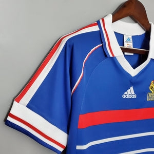 Camisa França Titular 1998 - Versão Retro - Boutique do Boleiro
