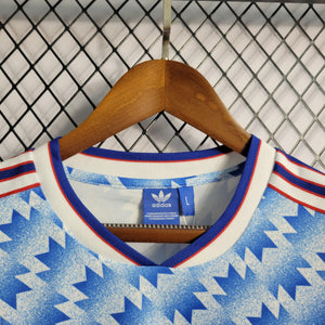 Camisa Manchester United Reserva 90/92 - Versão Retro Manga Comprida - Boutique do Boleiro