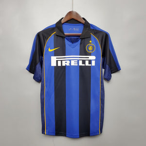 Camisa Inter de Milão Titular 01/02 - Versão Retro - Boutique do Boleiro