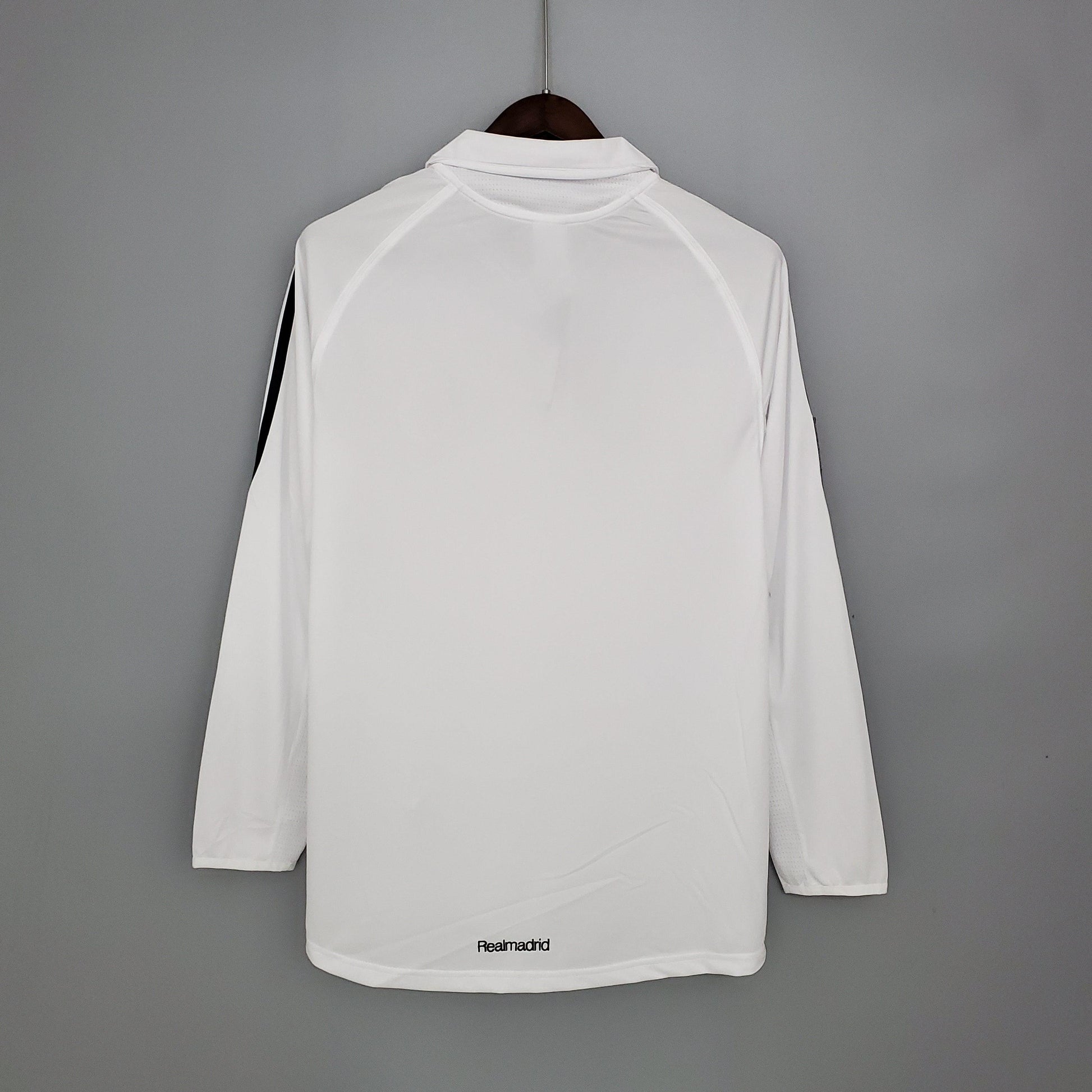 Camisa Real Madrid Titular 05/06 - Versão Retro Manga Comprida - Boutique do Boleiro