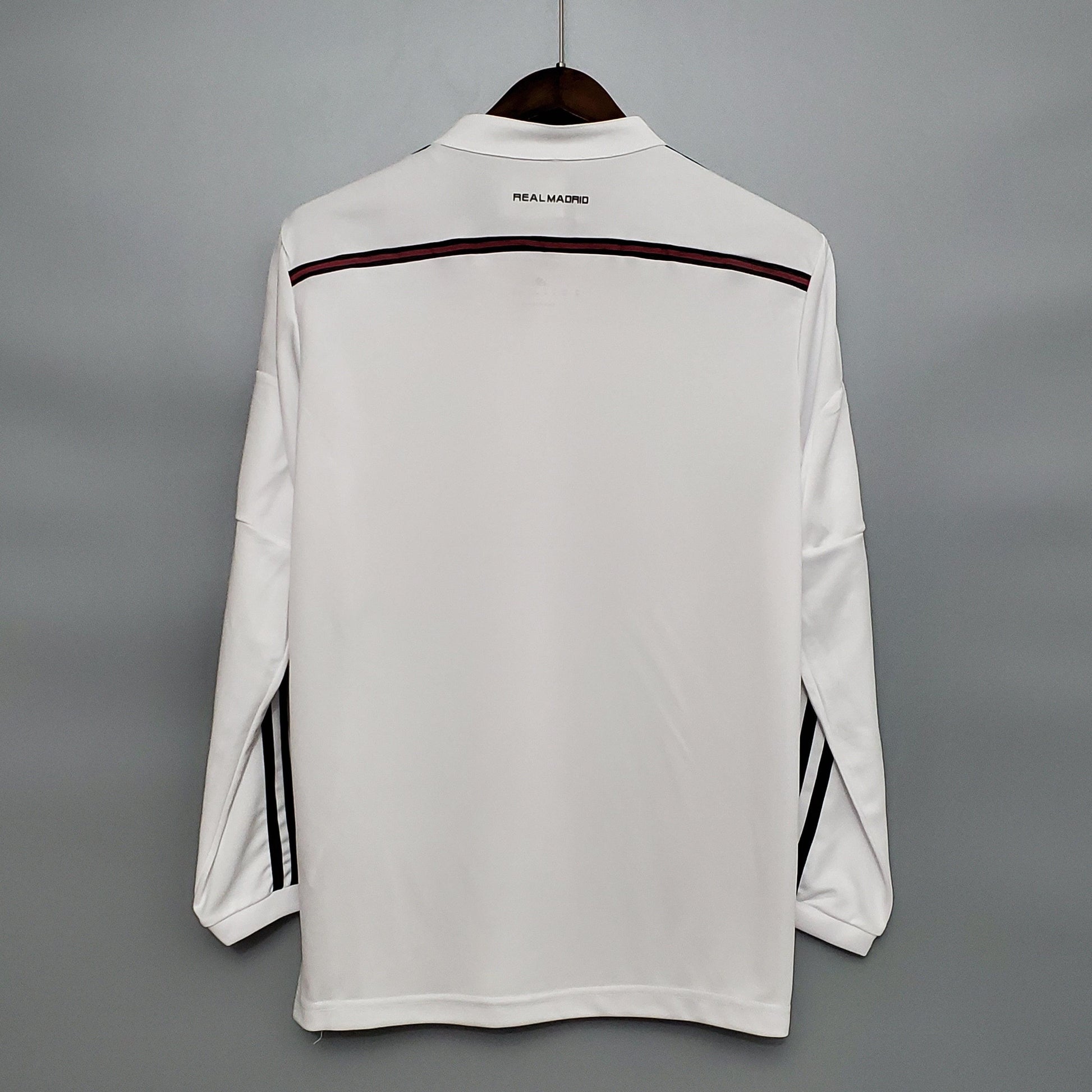Camisa Real Madrid Titular 14/15 - Versão Retro Manga Comprida - Boutique do Boleiro
