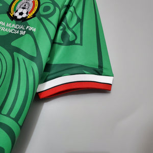 Camisa México Titular 1998 - Versão Retro - Boutique do Boleiro