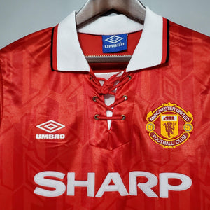 Camisa Manchester United Titular 92/94 - Versão Retro - Boutique do Boleiro