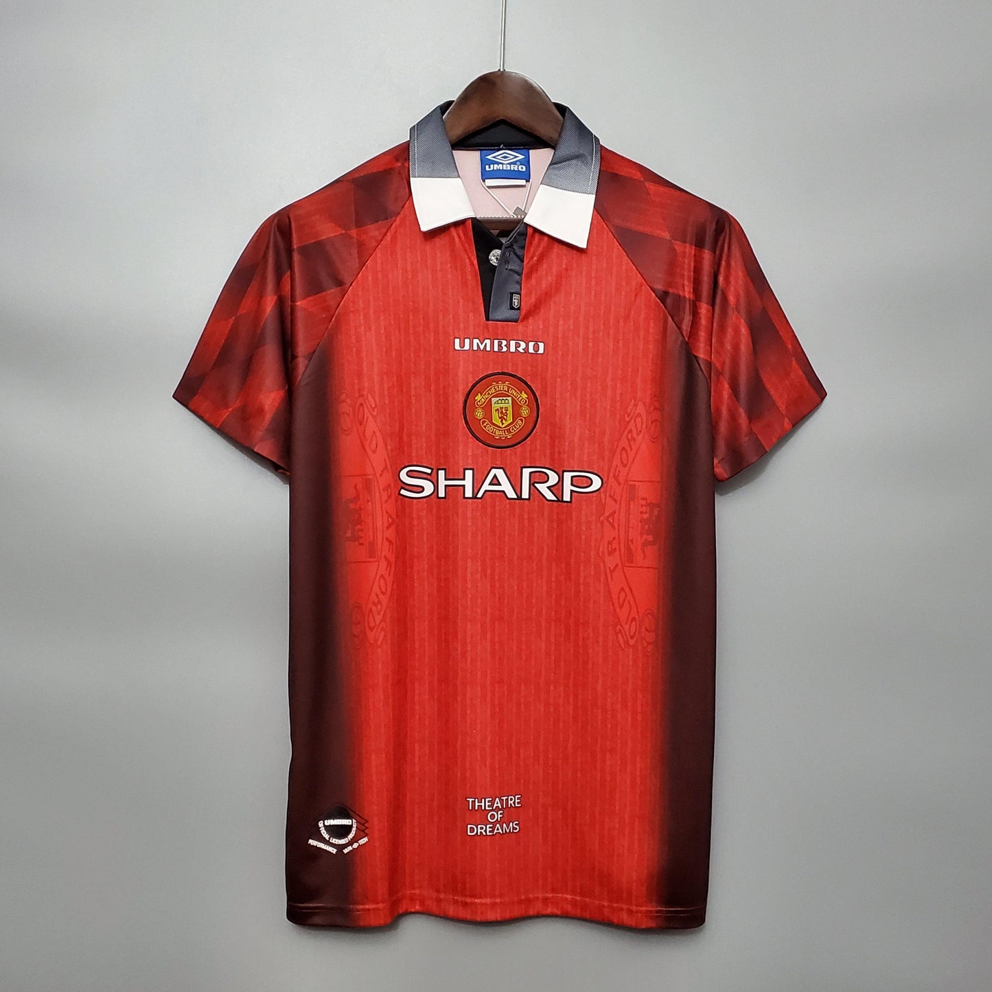 Camisa Manchester United Titular 1996 - Versão Retro - Boutique do Boleiro