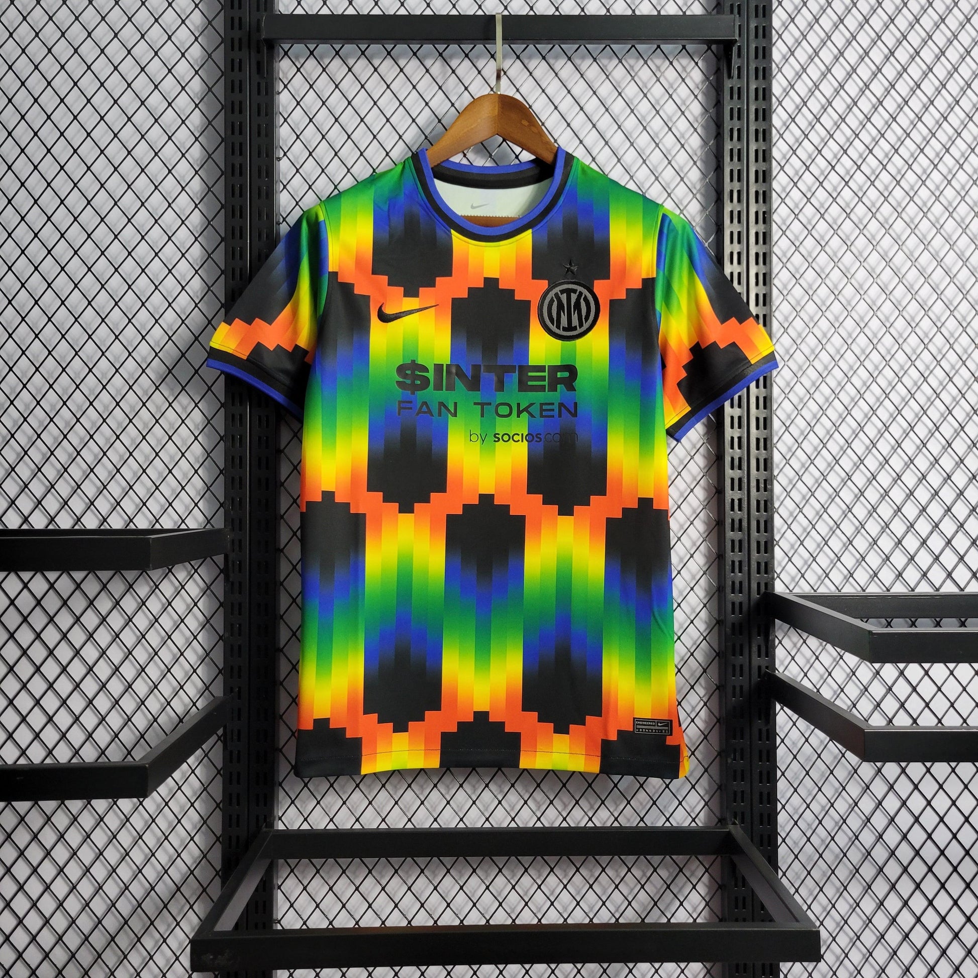 Camisa Inter de Milão Pré Jogo 22/23 - Versão Torcedor - Boutique do Boleiro