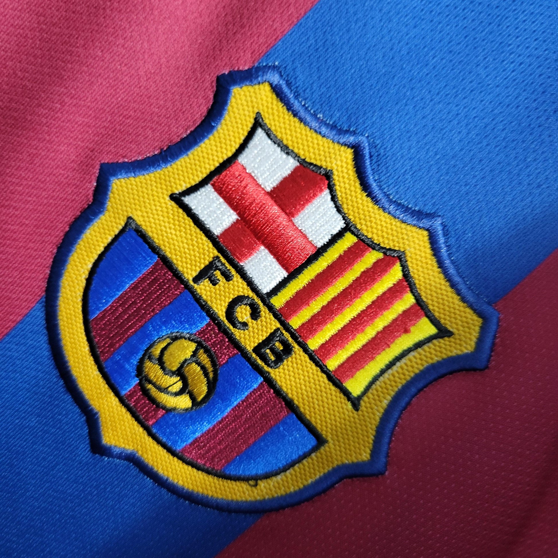 Camisa Barcelona Titular 2006 - Versão Retro - Boutique do Boleiro