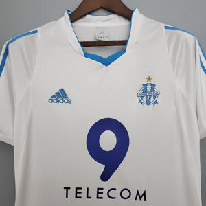 Camisa Olympique de Marseille Titular 02/03 - Versão Retro - Boutique do Boleiro