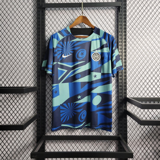 Camisa Inter de Milão Treino Azul 22/23 - Versão Torcedor - Boutique do Boleiro