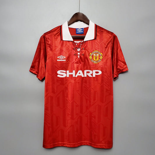Camisa Manchester United Titular 92/94 - Versão Retro - Boutique do Boleiro