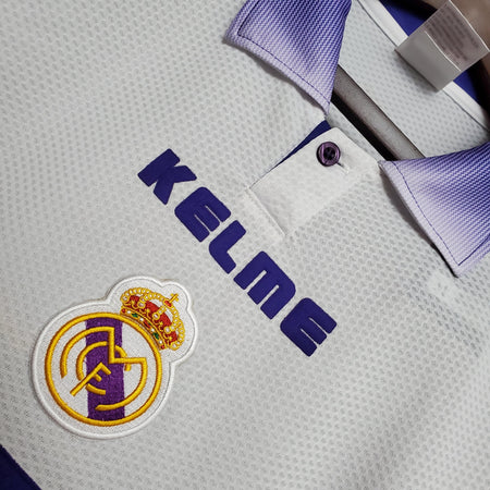 Camisa Real Madrid Titular 97/98 - Versão Retro - Boutique do Boleiro