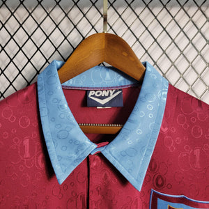 Camisa West Ham Titular 95/97 - Versão Retro - Boutique do Boleiro