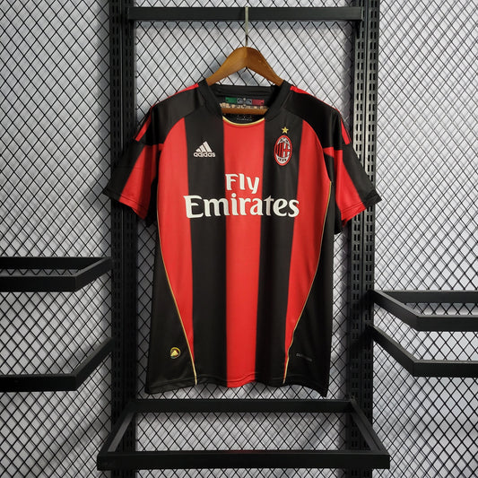 Camisa Milan Titular 10/11 - Versão Retro - Boutique do Boleiro
