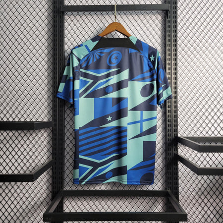 Camisa Inter de Milão Treino Azul 22/23 - Versão Torcedor - Boutique do Boleiro