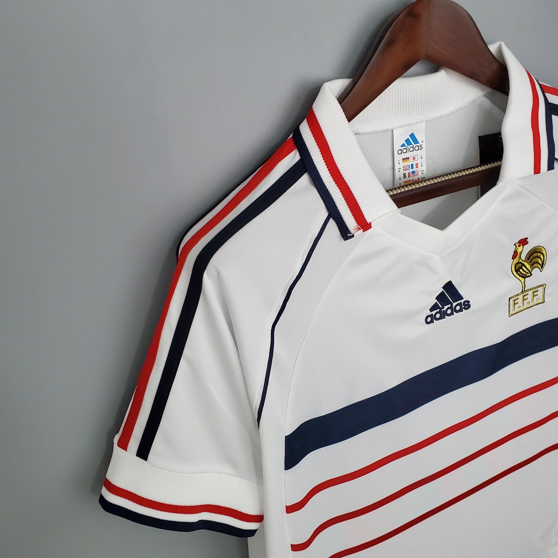 Camisa França Reserva 1998 - Versão Retro - Boutique do Boleiro