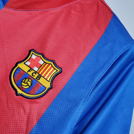 Camisa Barcelona Titular 06/07 - Versão Retro - Boutique do Boleiro