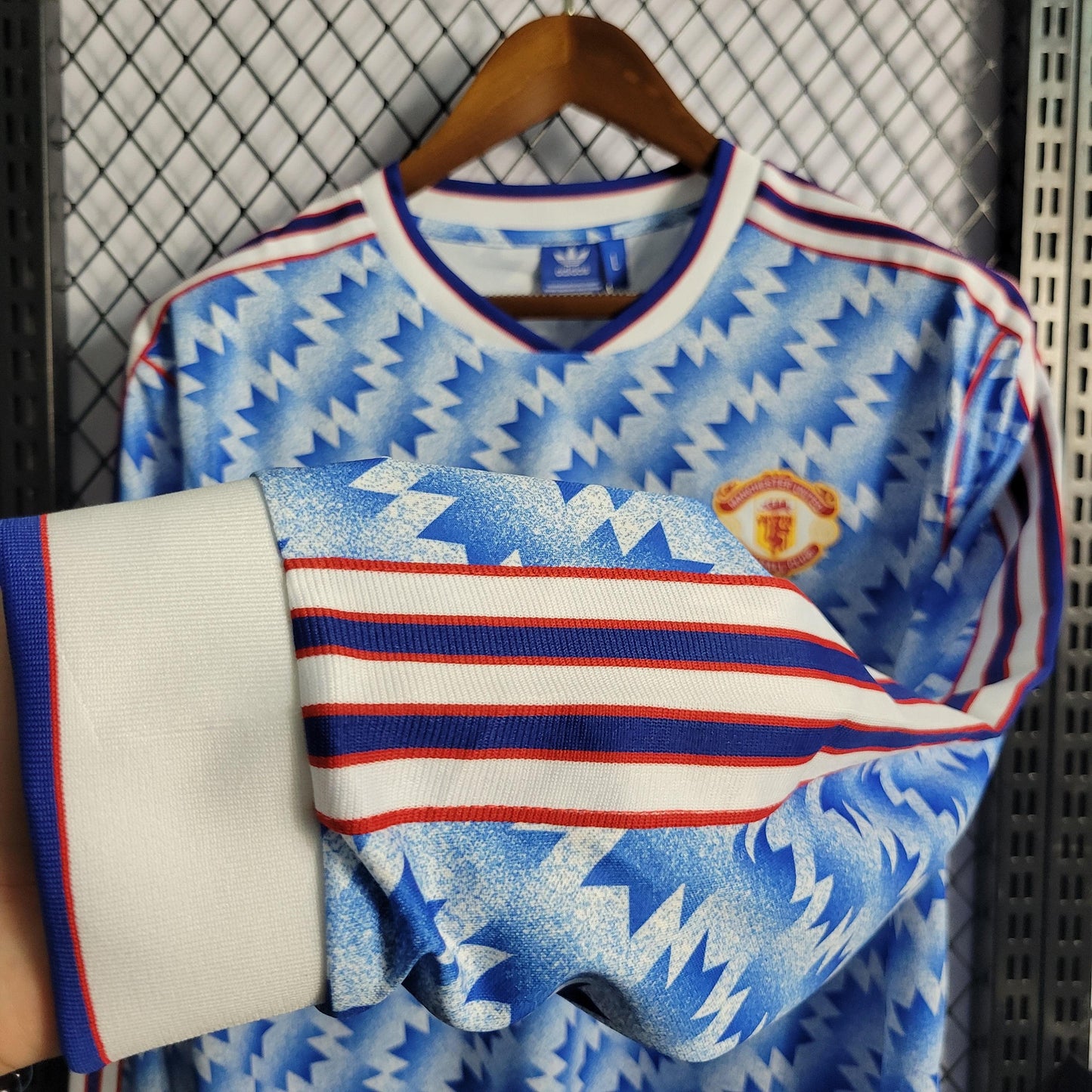 Camisa Manchester United Reserva 90/92 - Versão Retro Manga Comprida - Boutique do Boleiro