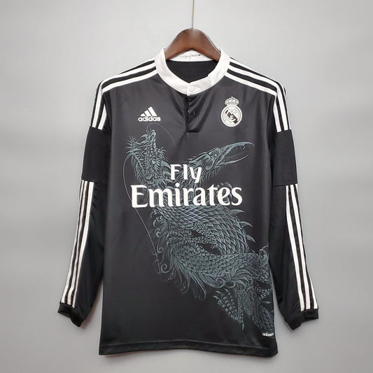 Camisa Real Madrid III 14/15 - Versão Retro Manga Comprida - Boutique do Boleiro