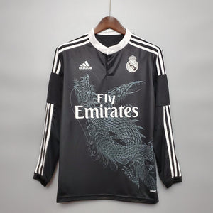 Camisa Real Madrid III 14/15 - Versão Retro Manga Comprida - Boutique do Boleiro