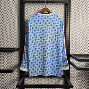 Camisa Manchester United Reserva 90/92 - Versão Retro Manga Comprida - Boutique do Boleiro