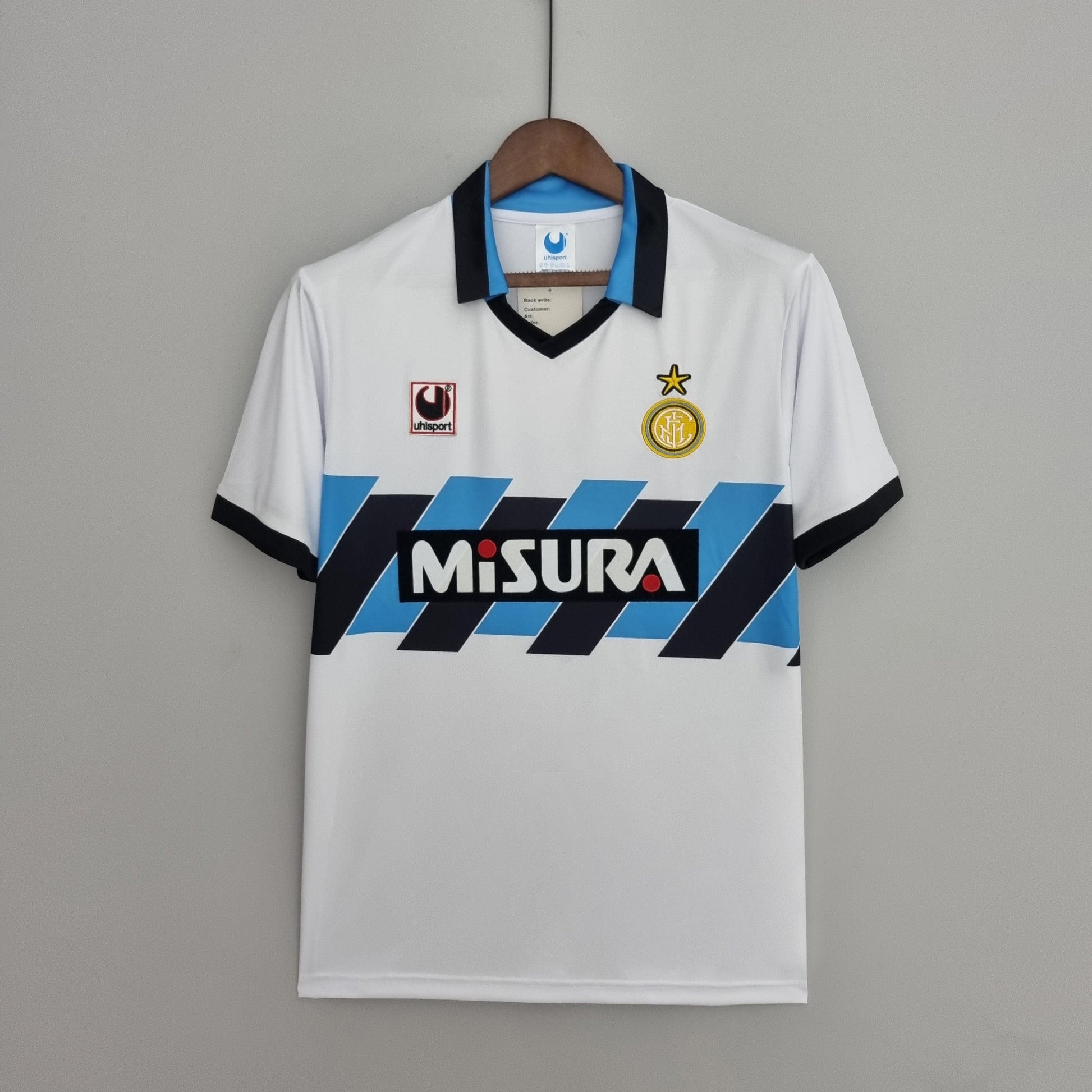 Camisa Inter de Milão Reserva 90/91 - Versão Retro - Boutique do Boleiro
