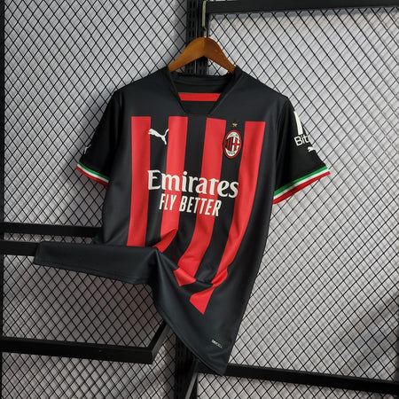 Camisa Milan Titular 22/23 - Versão Torcedor - Boutique do Boleiro
