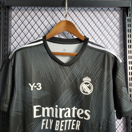 Camisa Real Madrid Edição Especial Y3 Preta 22/23 - Versão Torcedor - Boutique do Boleiro