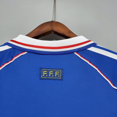 Camisa França Titular 1998 - Versão Retro - Boutique do Boleiro