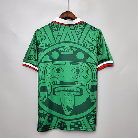 Camisa México Titular 1998 - Versão Retro - Boutique do Boleiro