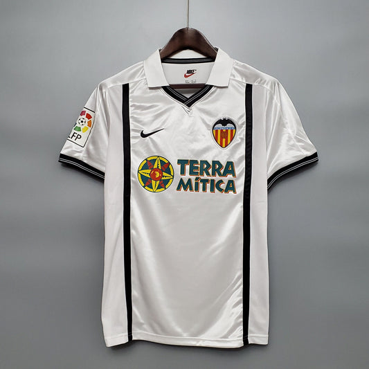 Camisa Valencia Titular 01/02 - Versão Retro - Boutique do Boleiro