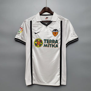 Camisa Valencia Titular 01/02 - Versão Retro - Boutique do Boleiro