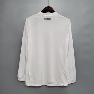 Camisa Real Madrid Titular 10/11 - Versão Retro Manga Comprida - Boutique do Boleiro