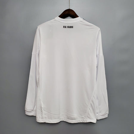 Camisa Real Madrid Titular 10/11 - Versão Retro Manga Comprida - Boutique do Boleiro