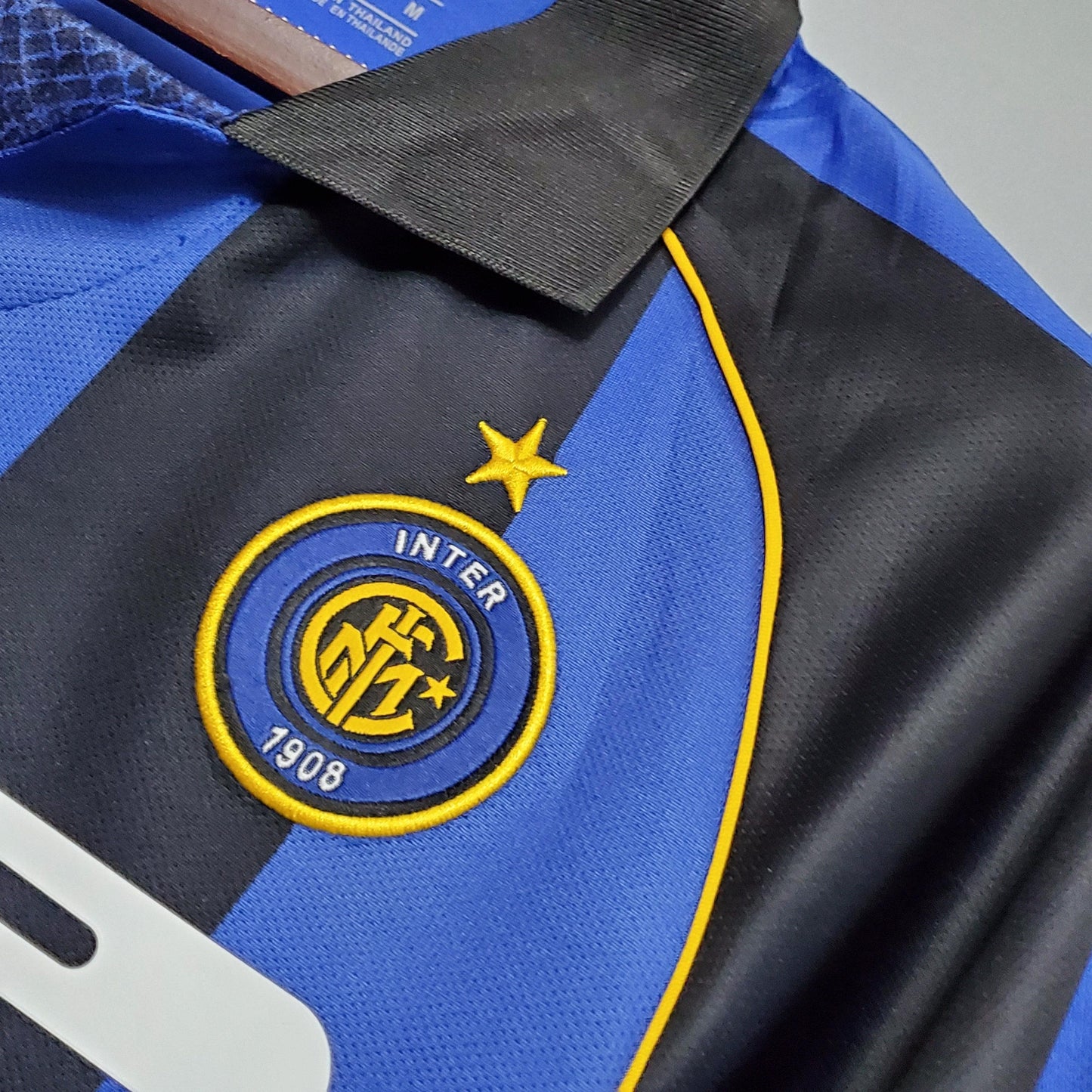 Camisa Inter de Milão Titular 01/02 - Versão Retro - Boutique do Boleiro