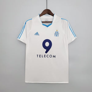 Camisa Olympique de Marseille Titular 02/03 - Versão Retro - Boutique do Boleiro