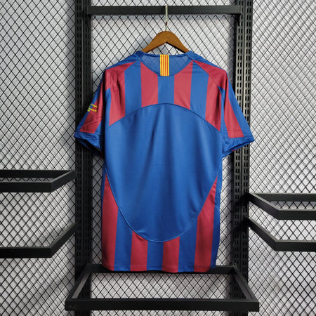 Camisa Barcelona Titular 2006 - Versão Retro - Boutique do Boleiro