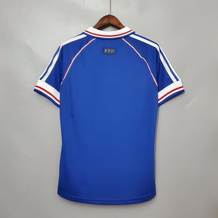 Camisa França Titular 1998 - Versão Retro - Boutique do Boleiro