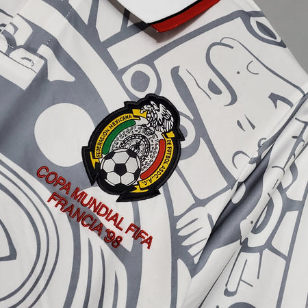 Camisa México Reserva 1998 - Versão Retro - Boutique do Boleiro