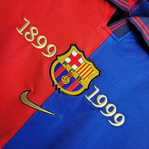 Camisa Barcelona Edição Comemorativa 100 Anos - Versão Retro Manga Comprida - Boutique do Boleiro