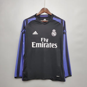 Camisa Real Madrid III 15/16 - Versão Retro Manga Comprida - Boutique do Boleiro