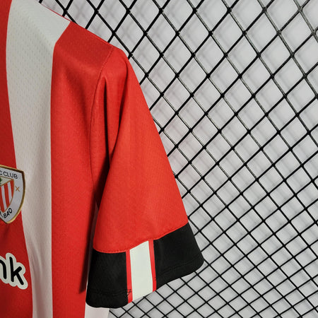 Camisa Athletic Bilbao Titular 22/23 - Versão Torcedor - Boutique do Boleiro