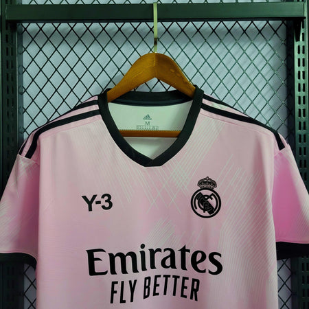 Camisa Real Madrid Edição Especial Y3 Rosa 22/23 - Versão Torcedor - Boutique do Boleiro