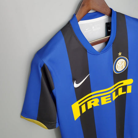 Camisa Inter de Milão Titular 08/09 - Versão Retro - Boutique do Boleiro