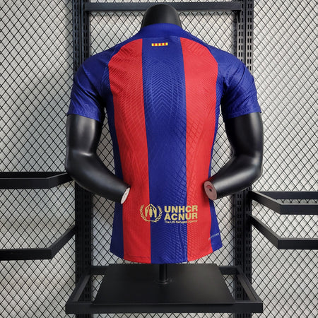 Camisa Barcelona Titular 23/24 - Versão Jogador - Boutique do Boleiro