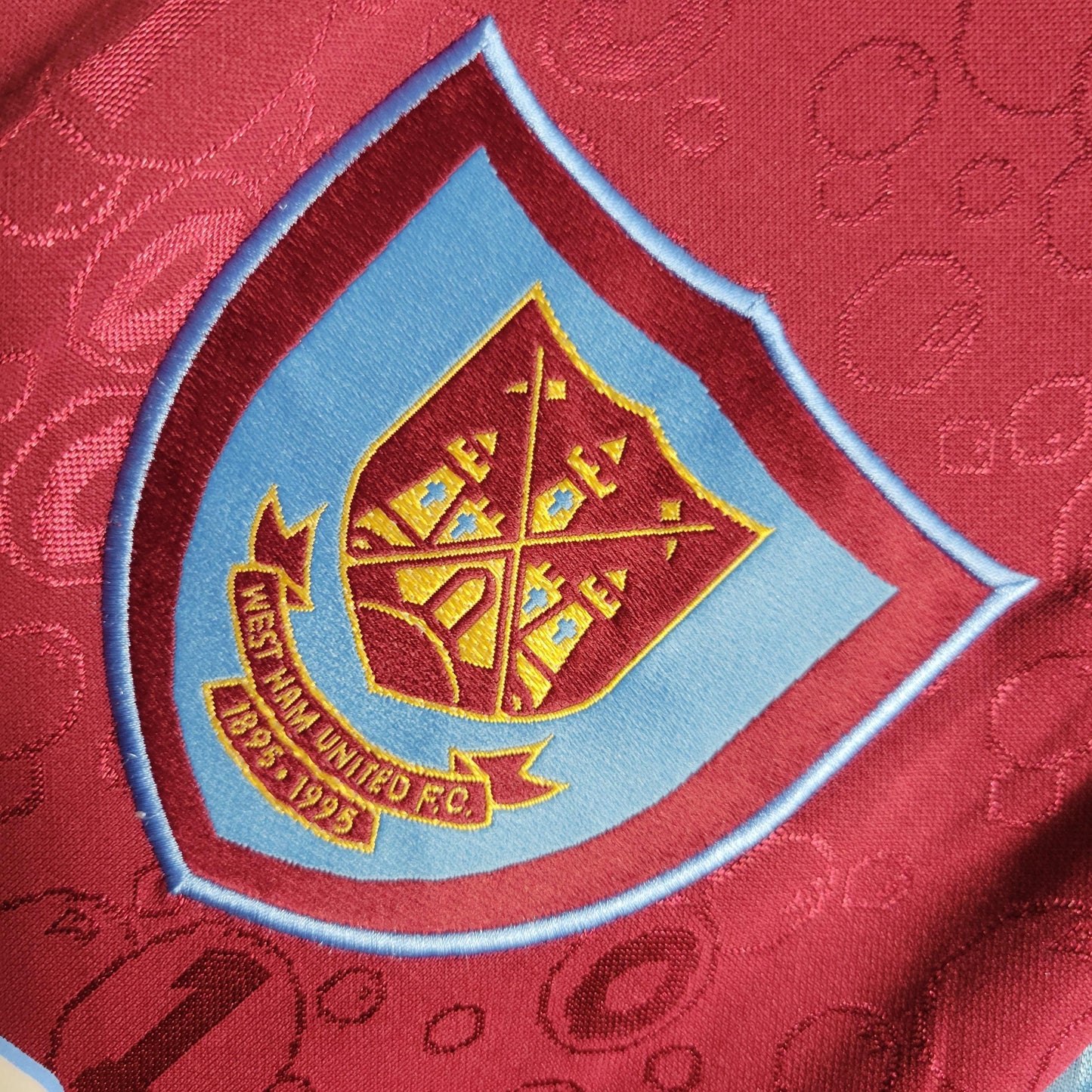 Camisa West Ham Titular 95/97 - Versão Retro - Boutique do Boleiro