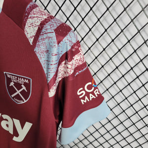Camisa West Ham Titular 22/23 - Versão Torcedor - Boutique do Boleiro