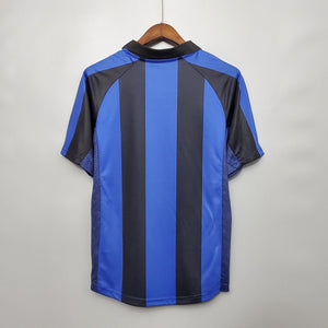 Camisa Inter de Milão Titular 01/02 - Versão Retro - Boutique do Boleiro