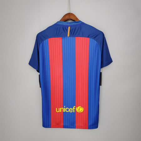 Camisa Barcelona Titular 16/17 - Versão Retro - Boutique do Boleiro