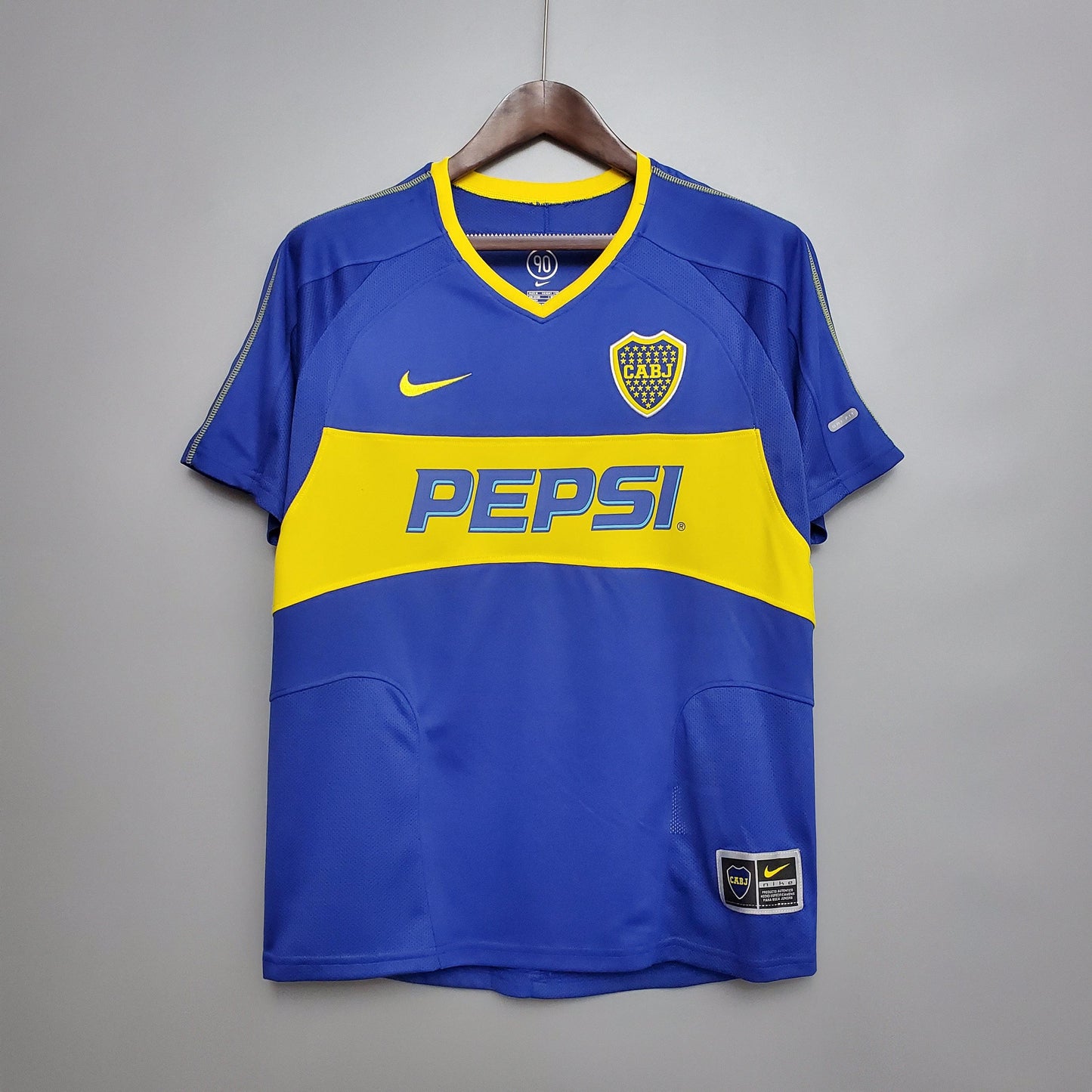 Camisa Boca Juniors Titular 03/04 - Versão Retro - Boutique do Boleiro